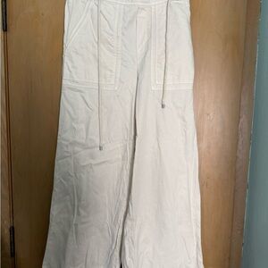 Joie Cream Wide Leg Pants
